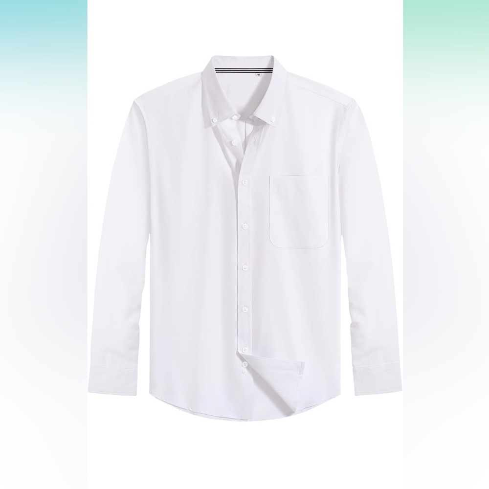 Men's Oxford Shirt Solid Button Down